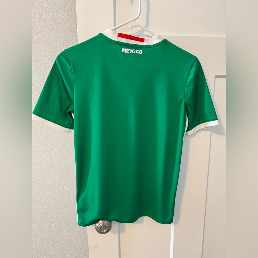 Adidas Green and White Mexico Soccer Jersey - Picture 3 of 4